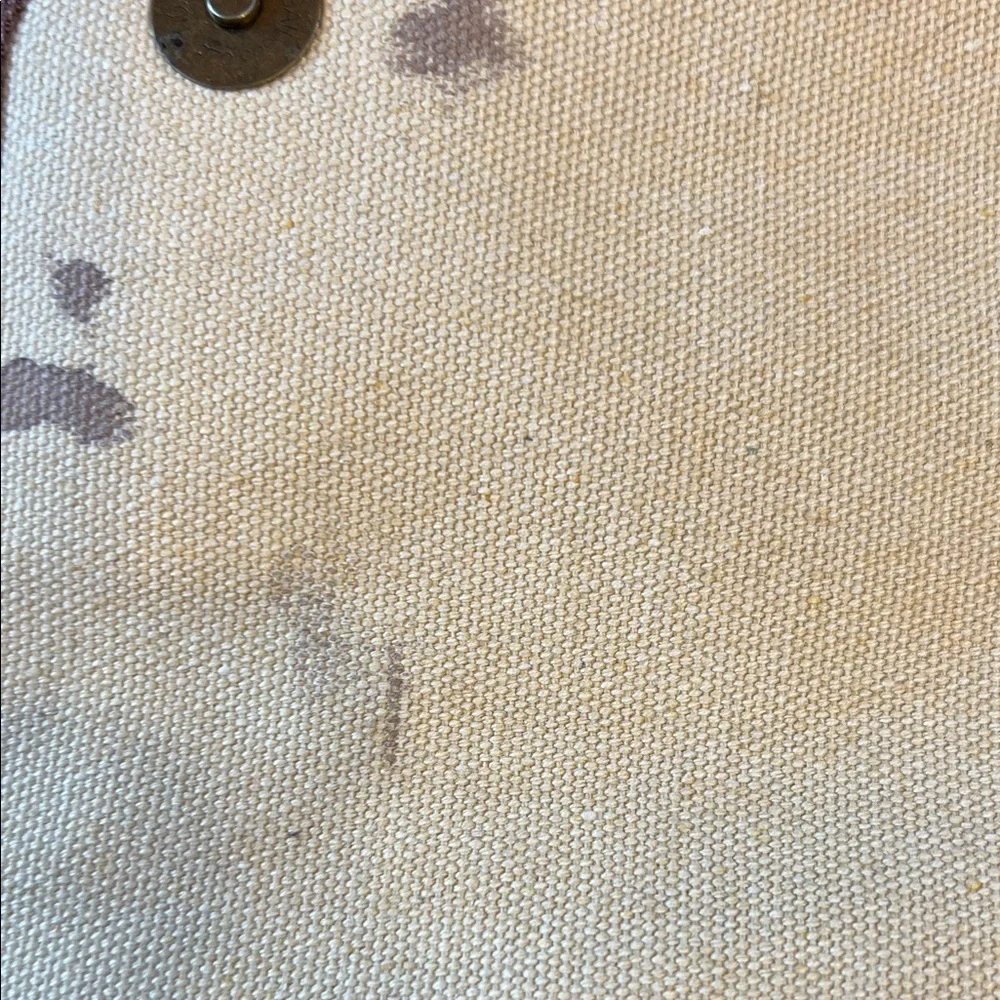 Small Messenger Bag Brown and Cream Men’s Canvas Scruffy Dog Australia